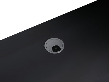 Contemporary Freestanding Bathroom Vanity With Resin Sink & Soft-Close Cabinet Doors