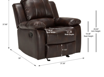 Charlotte - Glider Recliner With Classic Style