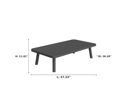 Aurelia - Coffee Table - Carbon Gray