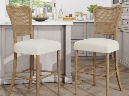 Barstool (Set of 2) - Dark Brown