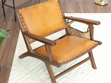 Daniel - Arm Chair - Brown / Tan