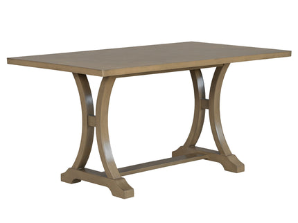 Dining Table Set With 4 Upholstered Chairs And Bench