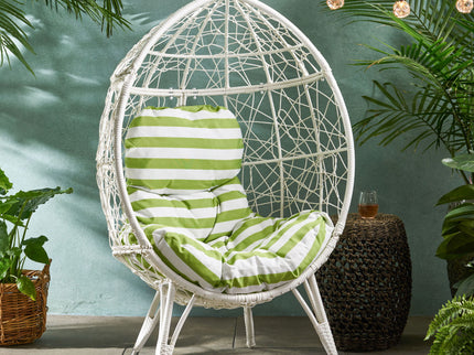 Cosmos - Round Hammered Iron Teardrop Chair