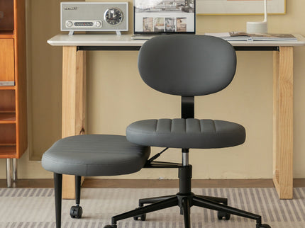 Ergonomic Cross Legged Office Chair With Back Support