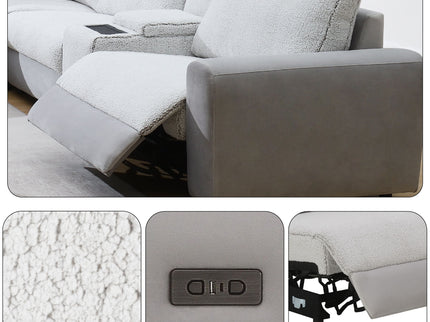 Tarrance - Modular Power Recliner Sectional - Gray