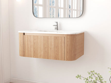 Wall Mounted Bathroom Vanity With Sink