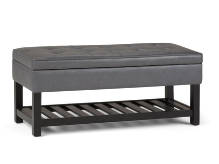 Cosmopolitan - Storage Ottoman Bench With Open Bottom