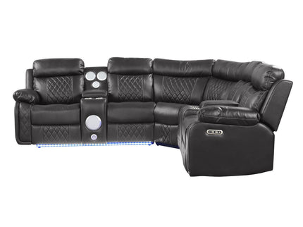Lacrosse - Power Reclining Sectional Sofa