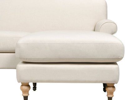 Alana - L-Shape Reversible Sectional Sofa - Light Beige