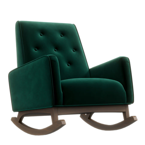 Demetrius - Solid Wood Rocking Chair