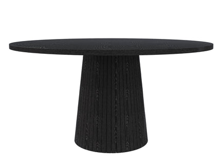 Round Dining Table With Strip Base