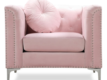 Contemporary Sloped Arm Chair