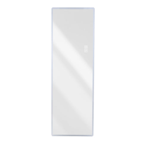 Full Length Mirror Lighted Vanity Body Mirror LED Mirror Wall Mounted Mirror Big Size Rounded Corners, Bedroom, Living Room, Dressing Room Hotel - Clear