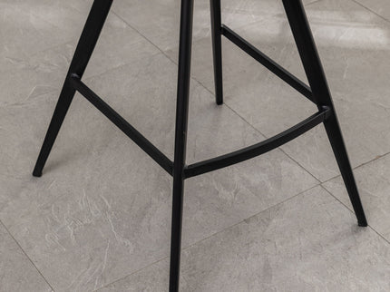 Porth - 28.25" Fabric Kitchen Counter Height Stools (Set of 2) - Orange