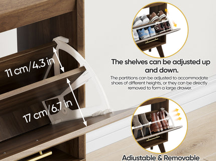 Flip Top Shoe Cabinet
