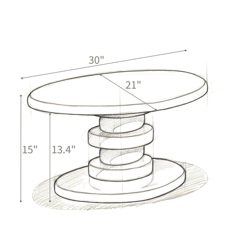 Cobblestone End Table