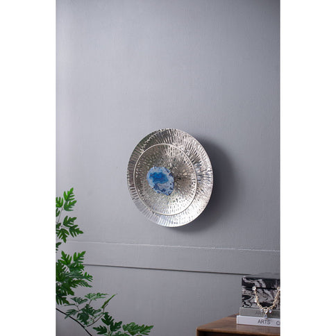 Textured Oversized Disc, Wall Decor For Living Room (Set of 3) - Multicolor