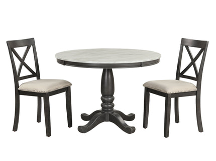 5 Pieces Dining Table And Chairs Set For 4 Persons, Kitchen Room Solid Wood Table With 4 Chairs