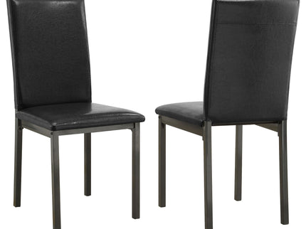Upholstered Side Chair (Set of 2) - Black
