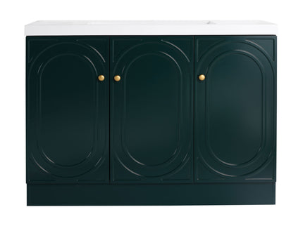 Contemporary Freestanding Bathroom Vanity With Resin Sink & Soft-Close Cabinet Doors