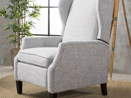 Westeros Wing Back Fabric Upholstered Recliner