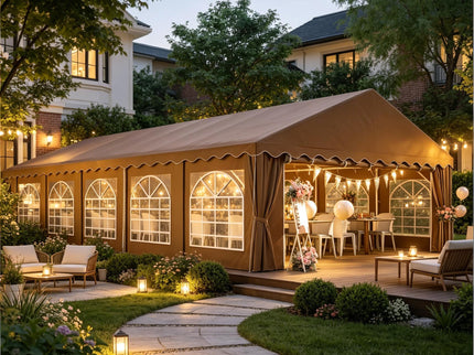 Outdoor Party Tent For Events - Brown