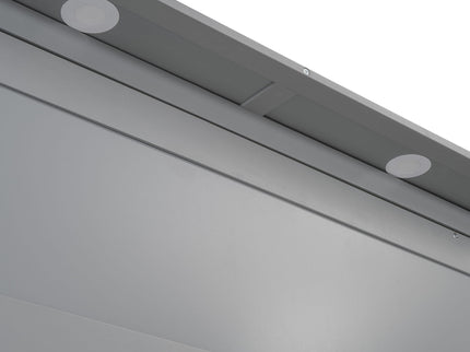 Murphy Wall Bed With LED Lights, Shelves And Drawers
