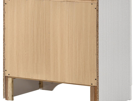 Transitional 2 Drawer Nightstand With Hidden Jewelry Tray