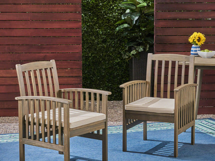 Casa - Acacia Dining Chair Set With Cushions,