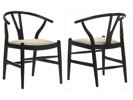 Camerota - Dining Side Chair (Set of 2) - Black
