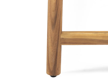 Cambria - Rustic 3 Seater Bench - Teak