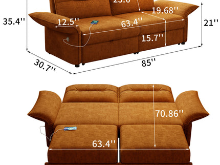 Sofa Bed With Convertible Design, Living Room Furniture
