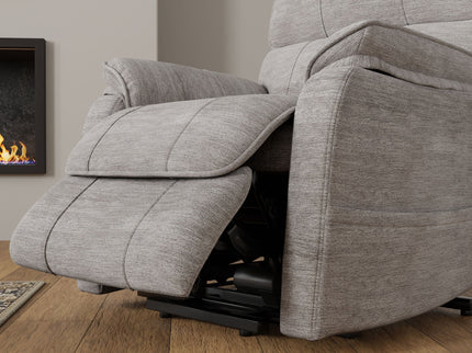 Lucie - Fabric Power Lift Chair - Gray