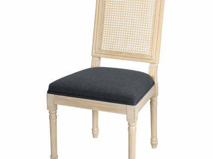 Dining Chairs With Square Back (Set of 2)