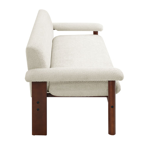 Loveseat Sofa 2 Seater Couch With Armrest Pillows