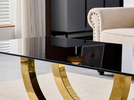 Rectangular Coffee Table With Base
