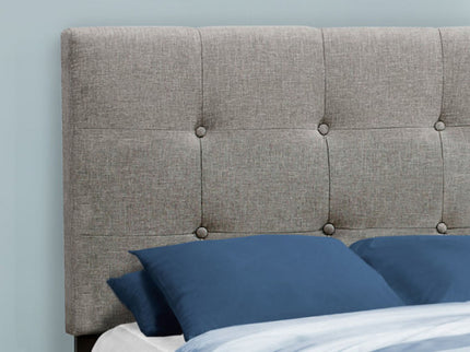 Bed, Upholstered, Frame Only, Transitional