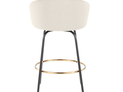 Claire - Contemporary / Glam Counter Stool (Set of 2)