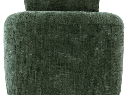 Modern Swivel Barrel Chair With Dual-Layer Cushion