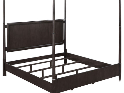 Niguel - 5 Piece Queen Poster Bedroom Set - Brown