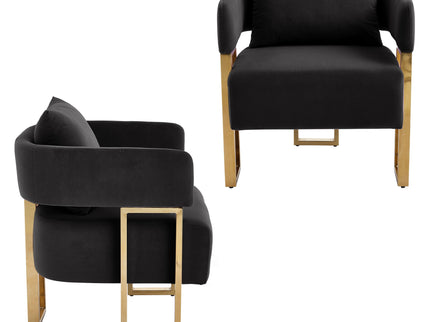 Modern Classic Design Decorative Chair Teddy Fleece Upholstered And Metal Foot