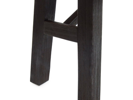 Outdoor Bench With Slat Panel Design And Acacia Wood Frame