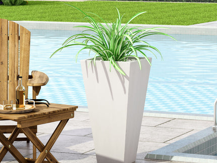 Outdoor Modern Cast Stone Planter