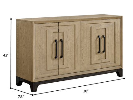 Sideboard With Ample Storage - Brown