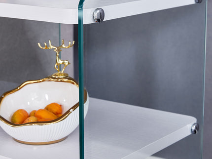 Modern 3 Layer Bedside Cabinet With Storage Function