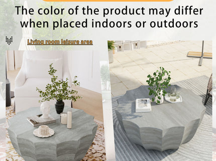 Modern Round Coffee Table For Indoor / Outdoor