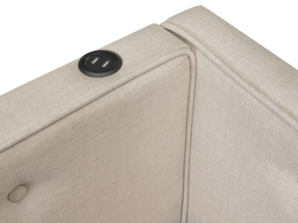 Platform Bed With USB Ports