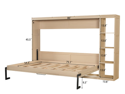 Murphy Bed With Bookshelf And Storage