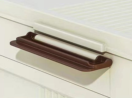 Portable Wardrobe Closet Storage Organizer With Magnetic Doors And Hanging Rod - Cream White