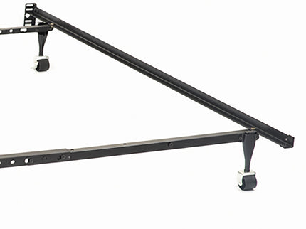 Deverton - Queen / Eastern King / California King Bed Frame With Center Support And Adjustable Design - Black